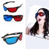 Premium New Universal 3D Plastic Glasses Red Blue Black Frame for Dimensional Anaglyph TV Movie DVD Game Glasses