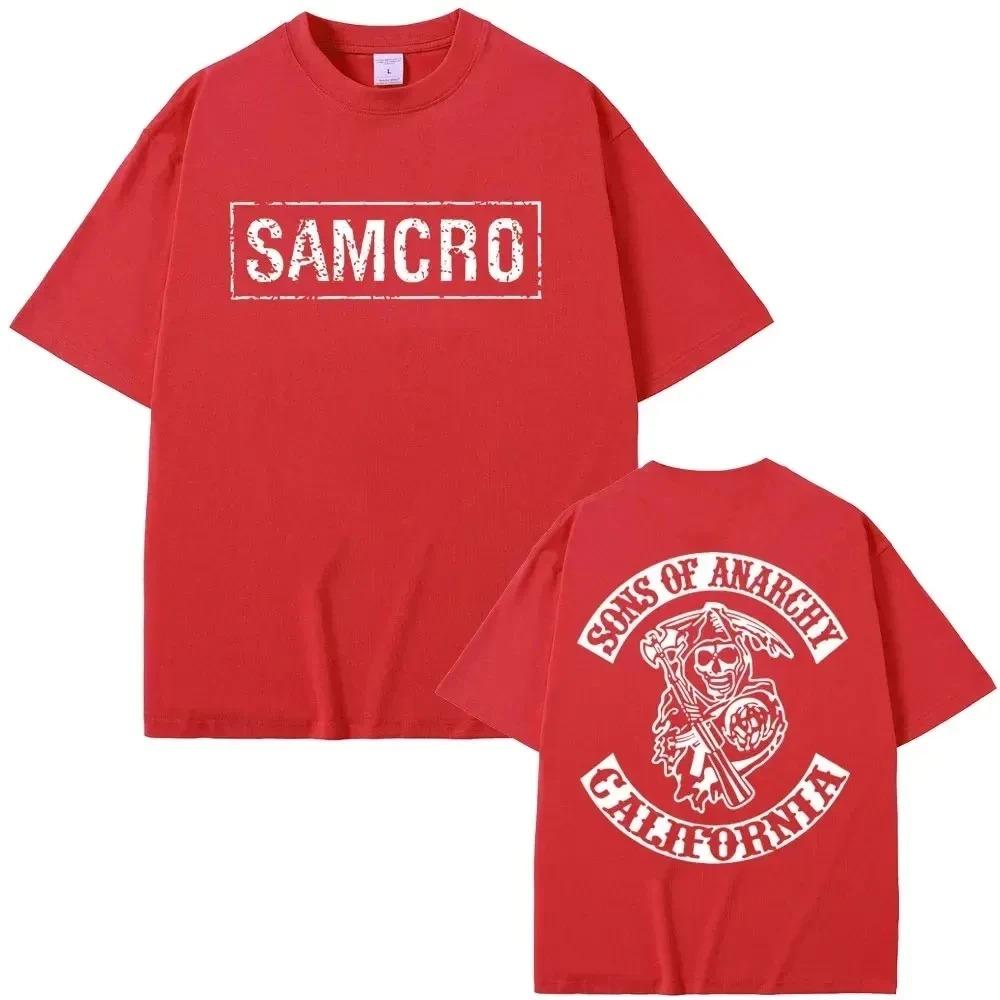 

Sons of Anarchy SAMCRO Men women T-shirt Luxury Brand Fashion Big Size Top Casual Short Sleeve Streetwear New Arrival Tee S