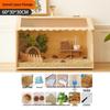 Luxury Wooden Cage for Guinea Fowl Chicks and Hamsters, Ideal for Breeding and Raising
