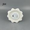 Modern Ceramic Craft Hollow Ghost Night Light, Cute Halloween LED Glow Table Lamp Lamp, White Ceramics Figurine for Holiday Party Decoration Light