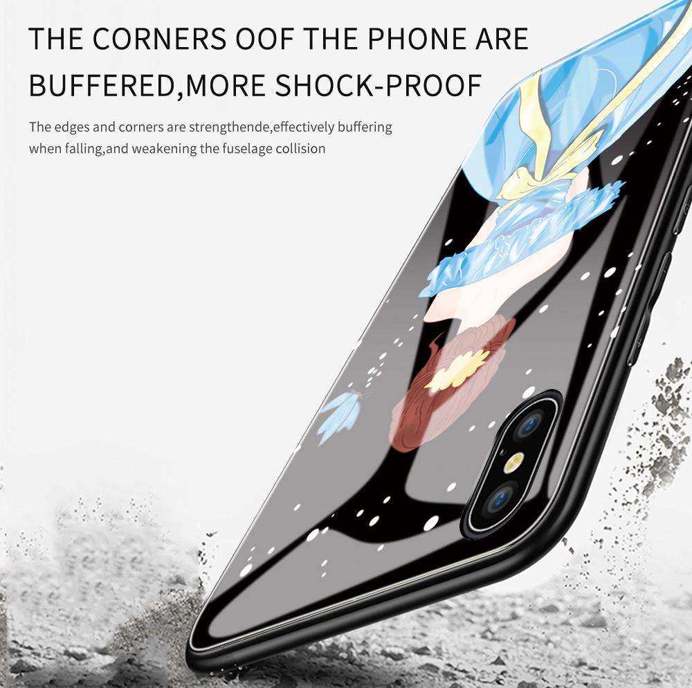 Pouzdro na telefon z tvrzeného skla pro Huawei P30Lite Honor 90Lite 9X X6A X9B Infinix Hot40 Note30 Tecno Spark20 Moto G15 G22 Měkký okraj Nárazuvzdorný Hladký kryt