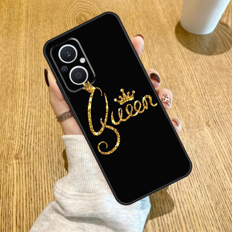

Cute King Queen Crown Funda For OPPO Reno 14 F 10 11 12 13 Pro 13F 12F 11F 7 8 Lite OPPO Find X6 X5 X8 X9 Pro Case OPPO Reno13