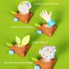 Animal Push Button Game Console with Lanyard Cartoon Rabbit Crab Duck Press Button Game Machine Toddler Educational Finger Clicker Fidget