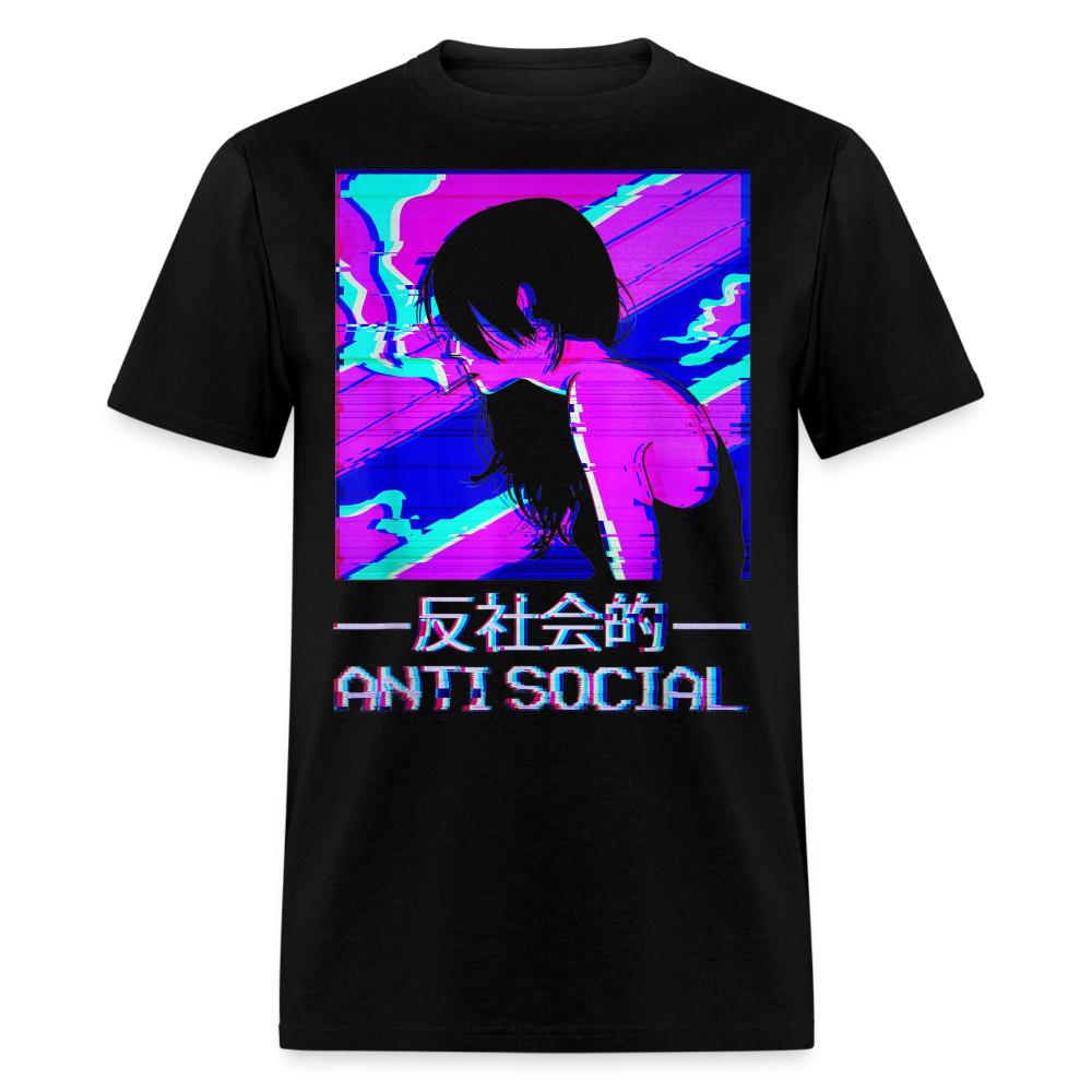 

Антисоциальная курящая аниме-девушка японская эстетика вейпорвейв футболка L