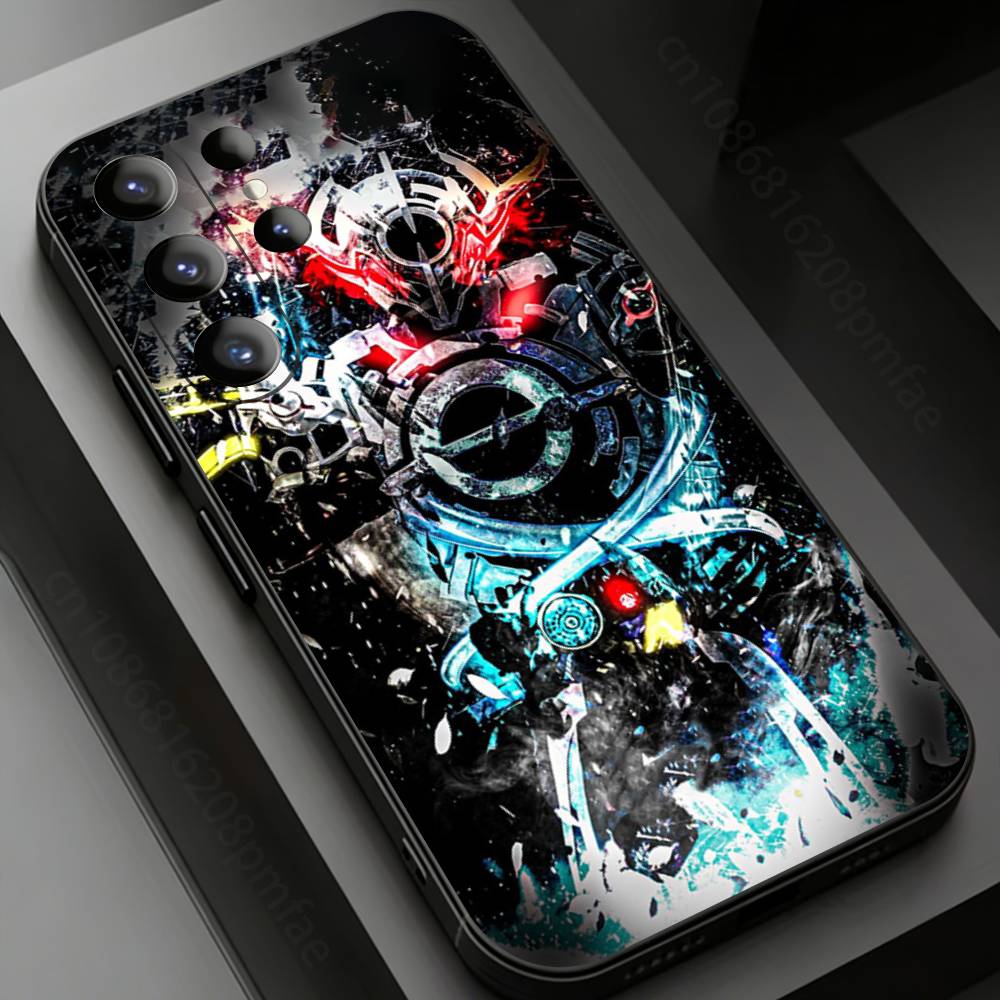 

K-KamenS COOL Rider Phone Case for Samsung Galaxy S20,23 Ultra S24,22 Plus S25,26,21FE TPU Cover Samsung S21fe