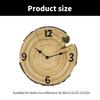 Outdoor Hanging Wall Clock Resin Shell Weather Resistant for Adventure Enthusiasts for Home Office Accurate Timing