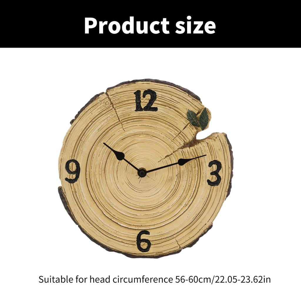 Outdoor Hanging Wall Clock Resin Shell Weather Resistant for Adventure Enthusiasts for Home Office Accurate Timing