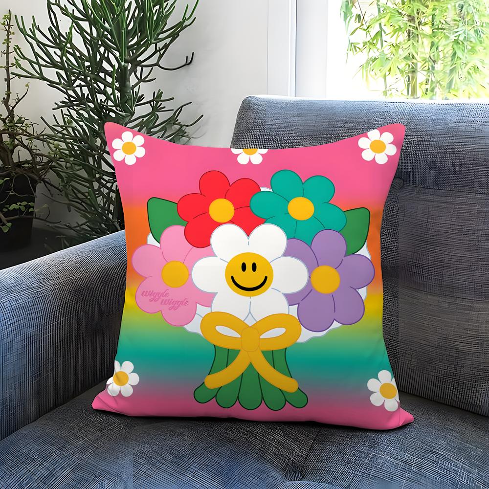 Hot W-WWiggle Wiggle Cushion Cover Comfortable Reversible Pillow Cover Ideal for Car Sofa Bedroom & Beyond