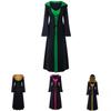 Enchanting Long Sleeve Medieval Gothic Dress Perfect For Halloween Cosplay Events