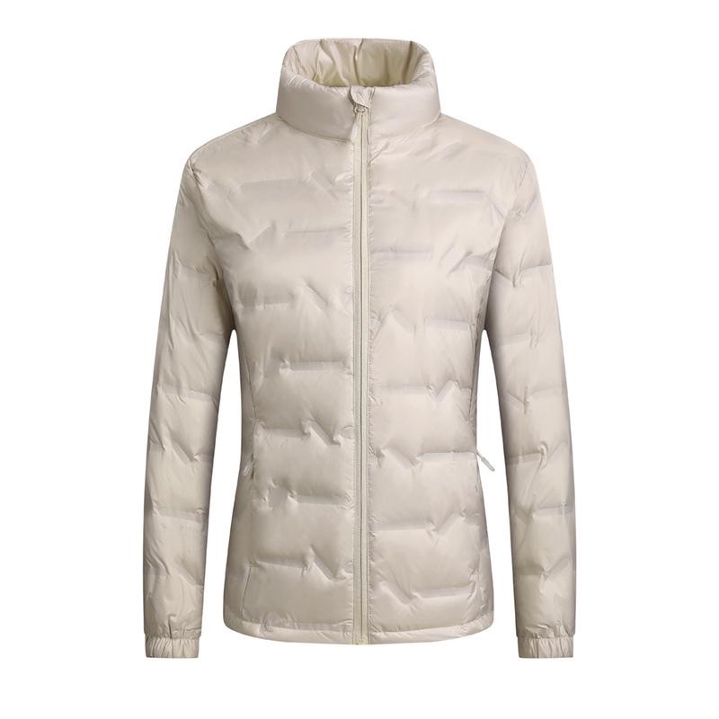 Unisex Winter Graphene Heated Stand-up Collar Down Jacket - Lightweight, Loose, 80% White Duck Down