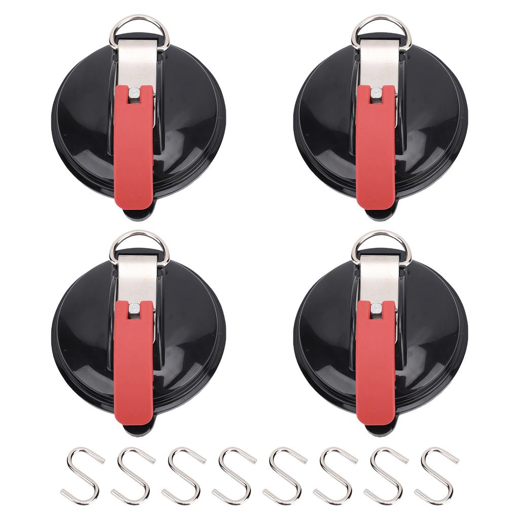 Hochleistungs-Saugfußanker Multifunktionaler Starker Saugfuß-Wandanker mit Haken für Yacht Auto