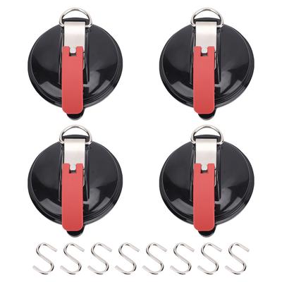 Hochleistungs-Saugfußanker Multifunktionaler Starker Saugfuß-Wandanker mit Haken für Yacht Auto