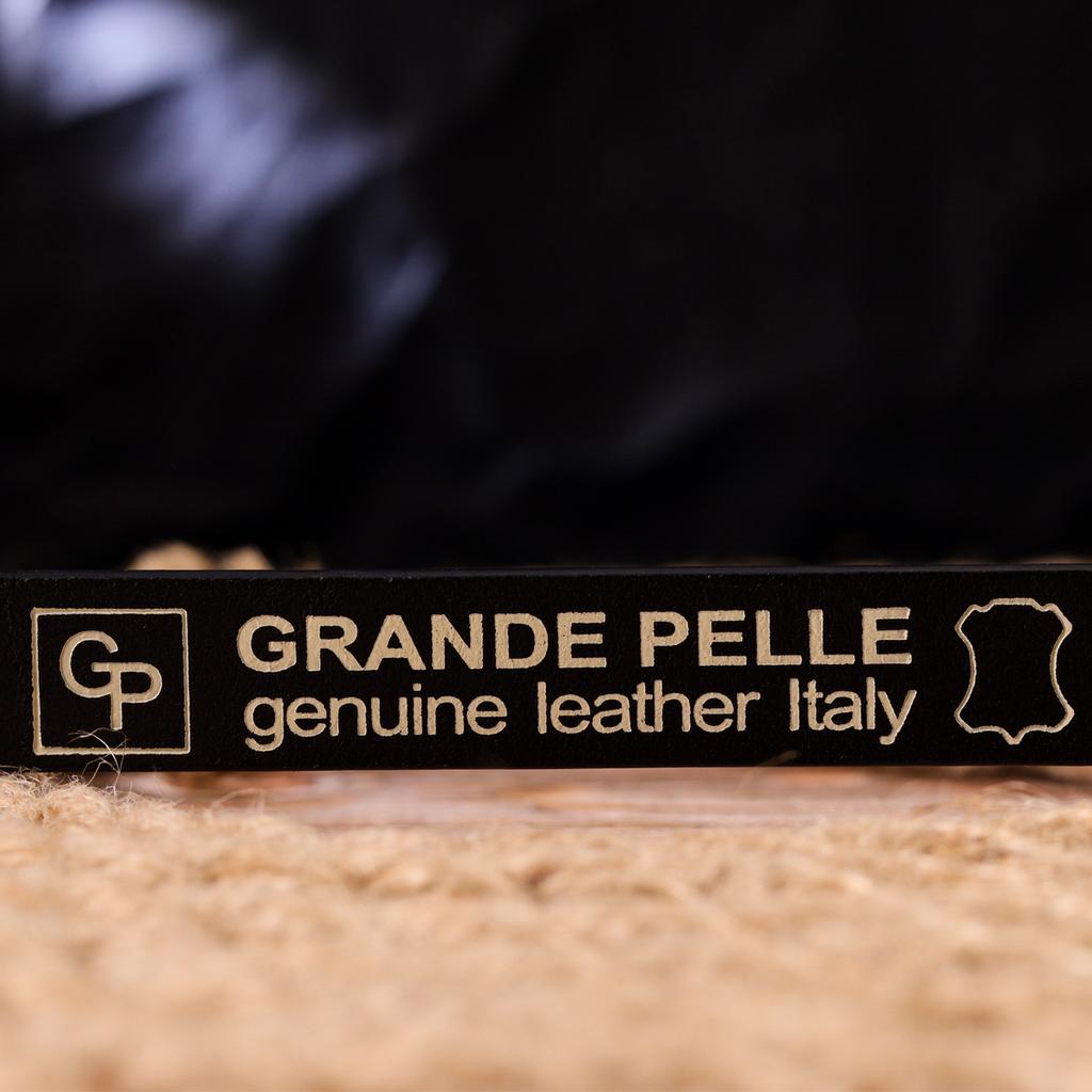 Classic Women's Leather Belt GRANDE PELLE Leather Belt 21443 Black
