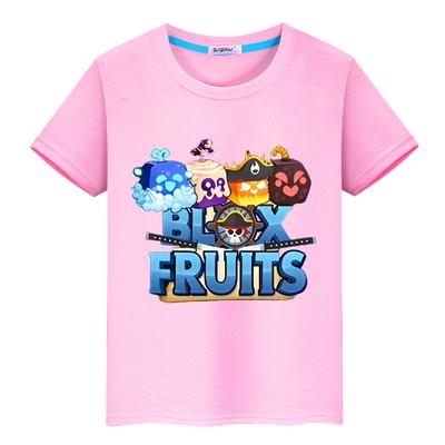 Tricou New Game Blox Fruits 100% bumbac pentru copii băiat 10 ani tricouri anime Topuri scurte tricou mândrie y2k haine pentru copii dintr-o singură bucată fete