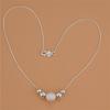 925 Sterling Silver Jewelry 18 Inch Snake Chain Bead Necklace