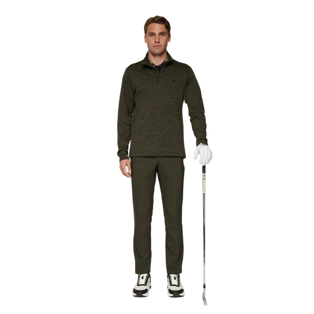 J.Lindeberg Mens Destry Zip Neck Sweatshirt