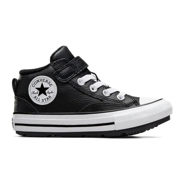 (PS) Converse Chuck Taylor All Star Malden Street Mid-Top Boot 'Black' Kids' A04817C