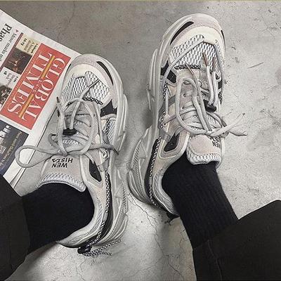 Damen-Sneaker mit dickem Boden, Plattform, vulkanisierte Schuhe, modisch, atmungsaktiv, lässiger Laufschuh für Damen und Herren