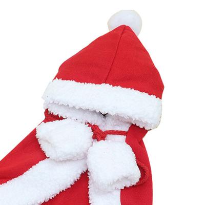 Christmas Pet Clothes Christmas Cape Hooded Cloak Dog Christmas Clothes for Pet Dogs Cats Party New Year Funny Cosplay