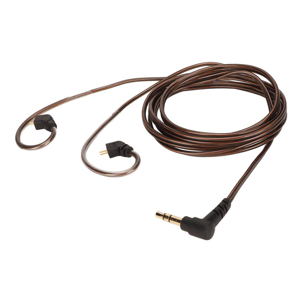 Headphone Sound Cable Noise Reduction Replacement Headphone Upgrade Cable for 2 Pin 0.78mm Headphones
