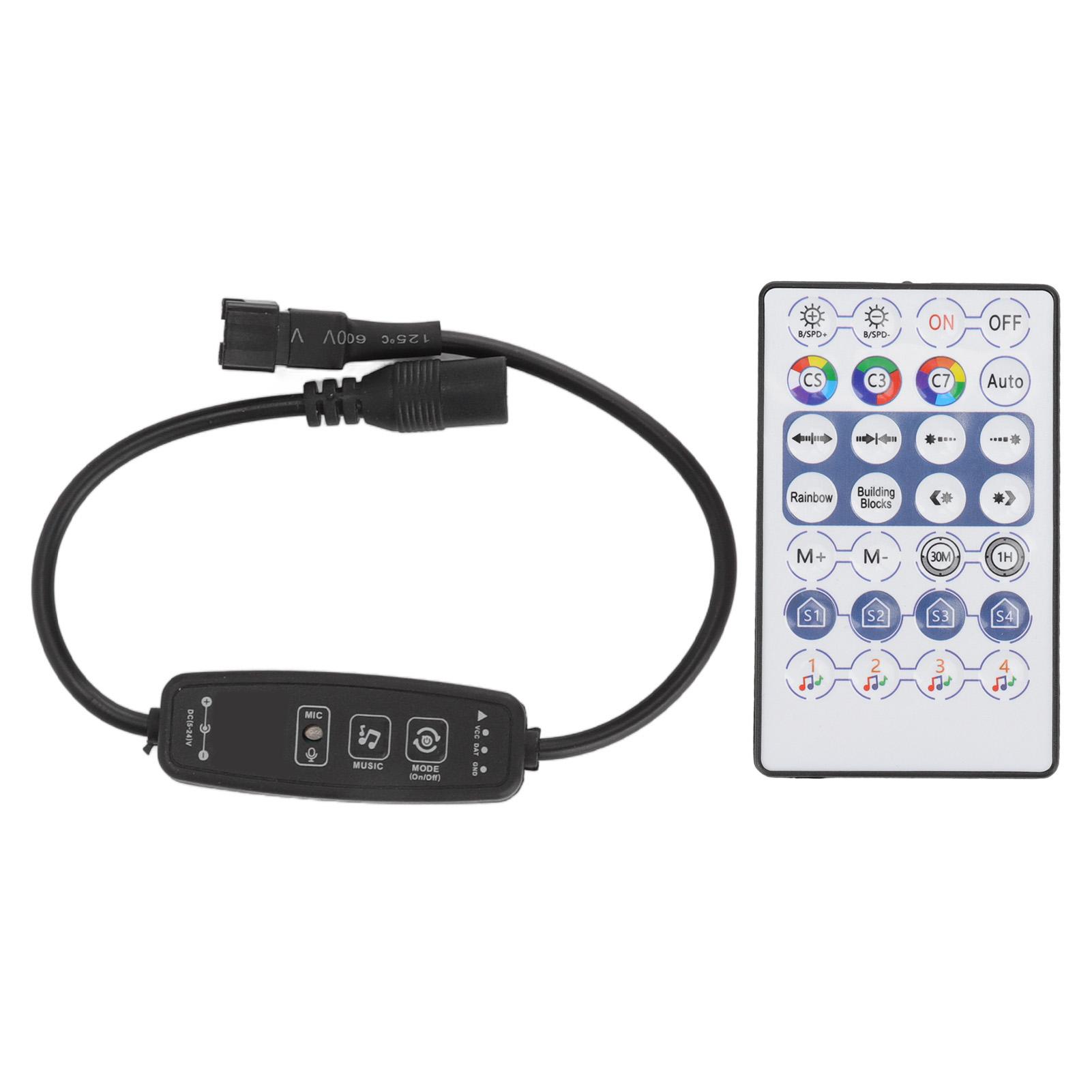 

WiFi Wireless LED Smart Controller RGB Strip Light Controller for Android for IOS System DC 5‑24V