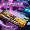 Custom Name Personalized Demon Slayer Pattern Mousepad, Laptop PC Desk Mat, Decorative Desk Mat for Home Keyboard Pad Gift