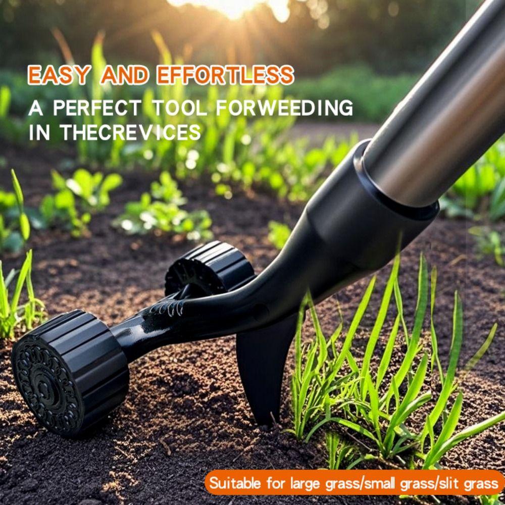 2 in 1 Weeds Pullers Cracks Crevice No Bending Over Weeds Remover Tool Lawn Care Outdoor Work Garden Tools Household Helper