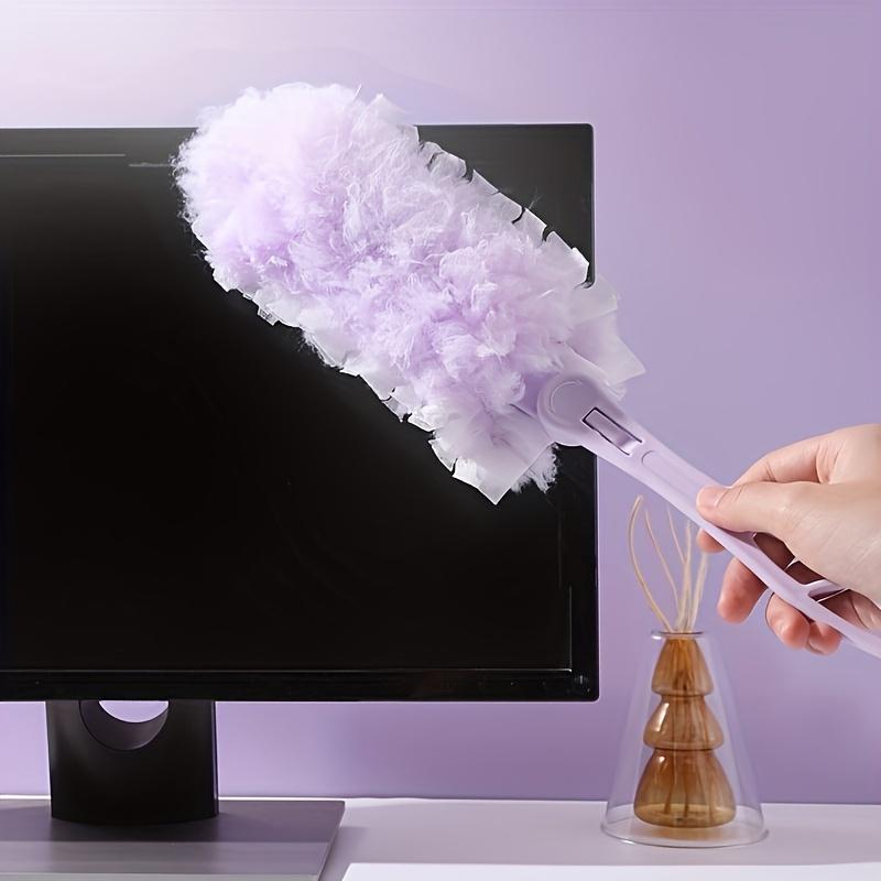 1pc Electrostatic Dust Brush with Adjustable Handle, Home & RV Interior Cleaning Tool, For Living Room, Bedroom, Bathroom, Outdoor Use