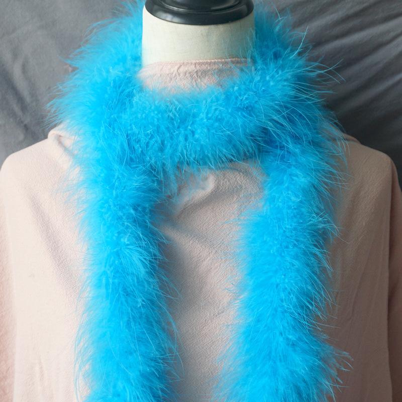 Encryption Thickened Full Plush Feather Strips Turkey Top Hair Accessories Diy Christmas Decoration Stage Performance Costume Accessories
