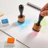 52 Pieces Mini Ink Blending Tools with Replacement Foam Detail Blending Tools and 24 Colors Stamp Ink Pad Stamps for Distressing Scrapbooking Wood