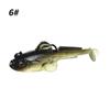 10g Sleeper Goby Soft Fishing Lure Flexible Silicone Jig Wobbler Bait for Professional Angler Saltwater Bass Fishing