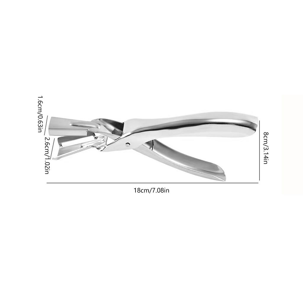 2 Stück Professionelles Stahl-Schälwerkzeug für Flusskrebse Ergonomischer Griff Sicherer Flusskrebs-Schäler Schwanzentferner Küchenhelfer