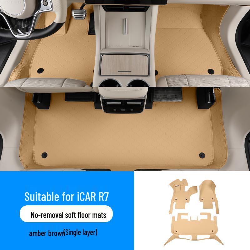 Luxeed R7 Full Coverage Double Layer Carpet Floor Mats
