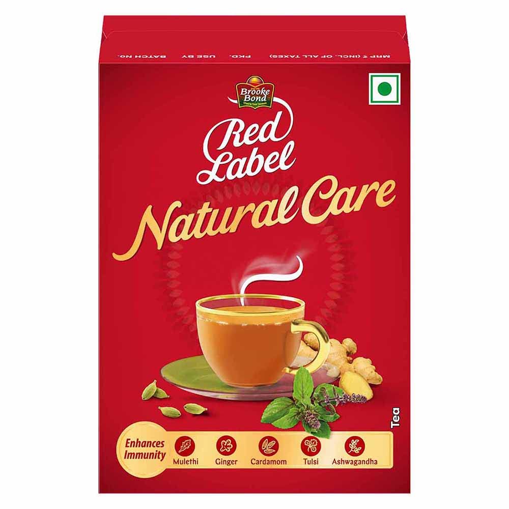 

Brooke Bond Red Label Natural Care Tea 250g Pack of 1 With 5 Ayurvedic Ingredients For Immunity