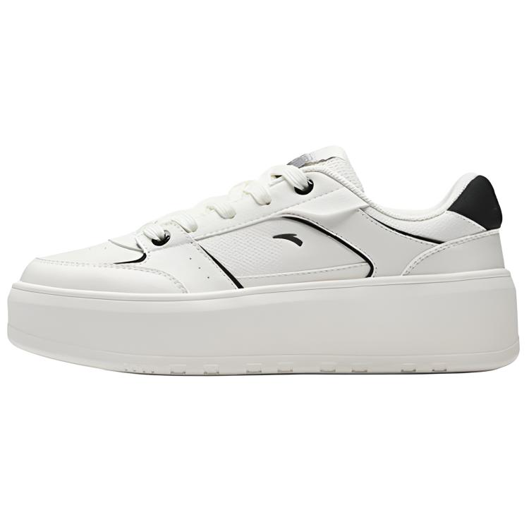 

Anta Jelly 3 Модные Удобные Износостойкие Увеличивающие Рост Низкие Кеды Женские Кроссовки Черные Белые 122548031-1 35.5