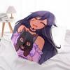 Anime-Mädchen, Katze - Automatisches Öffnen und Schließen, 8-Rippen-Struktur Tragbarer Regenschirm, Geeignet für Männer und Frauen in allen Jahreszeiten - Perfektes Geschenk