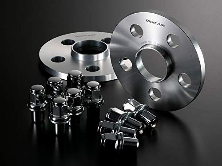 

Digicam Toyota Wide Tread Spacer and Long Nut for Toyota Genuine Aluminum TW1005105454LN Set, 100-5H, 10mm, 54-54, Wheels,