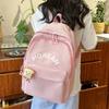 Japanese ins new high-value backpack size student light junior high school students go out leisure small backpack