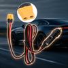 Car Lighter Plug to 60 Female Charging Cable, 12V 24V 14AWG Wire for Vehicle FPV Drones Battery Power Transfer