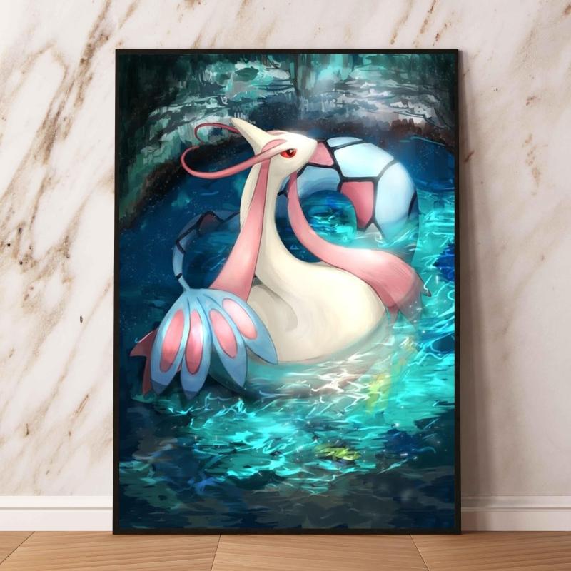 Pokemon Themed Typhlosion Wall Decor with Delicate Details Long Lasting Colors Suitable for Various Scenes Such As Living Rooms