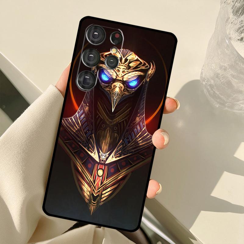Egypt God Horus And Anubis Case For Samsung Galaxy S25 Ultra S21 S22 S23 S24 Ultra S9 S10 Plus S20 FE S25 FE Back Cover