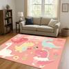 27 Style Space Dinosaur Cartoon Dino Art Living Room Non Slip Area Rug Carpet for Bedroom Kids Playroom Sofa,Home Decor Doormat