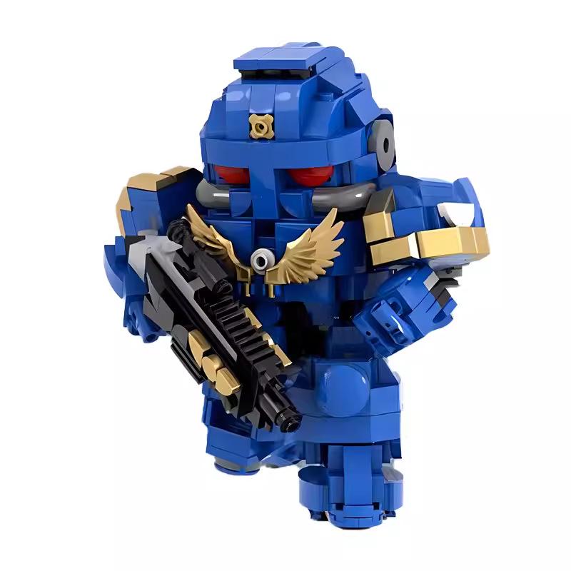 M Building Block Compatible Lego 165180 Space Marine, Puzzle Assembly Robot Toy Model