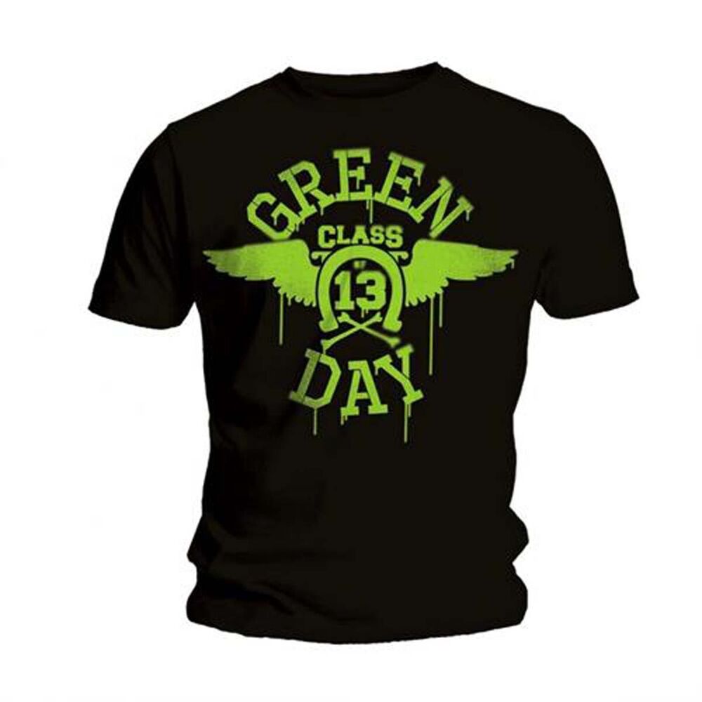 

Неоново-черная футболка унисекс Green Day