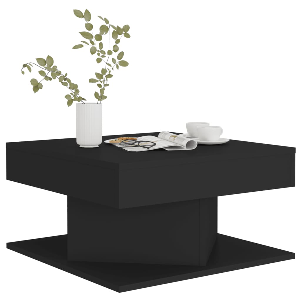 Sofatisch Für Gäste, Wohnzimmertisch, Kreativer Dekorationstisch, 57x57x30 Cm Furniertes Holz