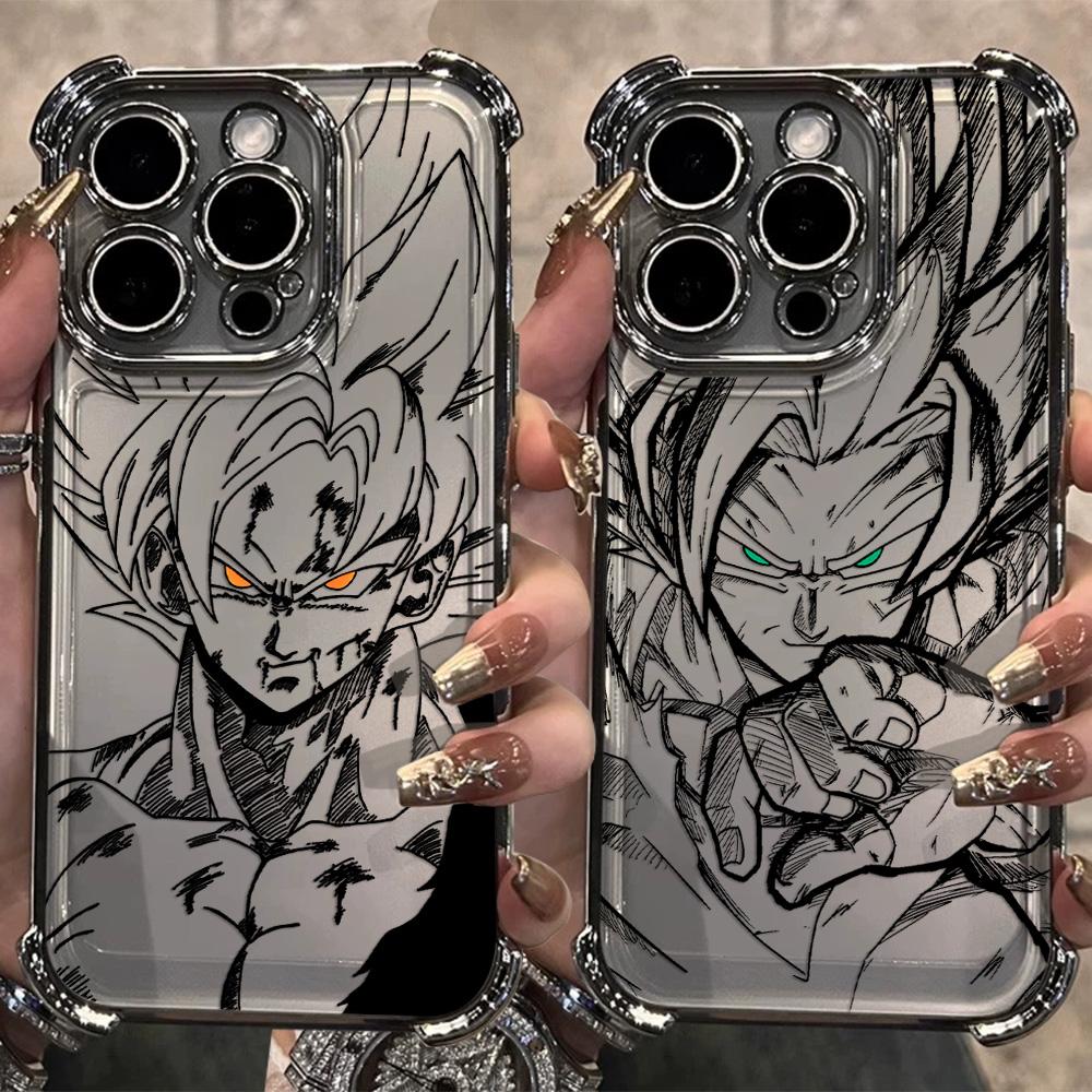 Line Cool Anime Kakarottoes Hot Plating Phone Case For IPhone 17 17e 16e 16 15 14 13 12 11 Pro Max X XR XSMax 7 8 Mini Air Plus