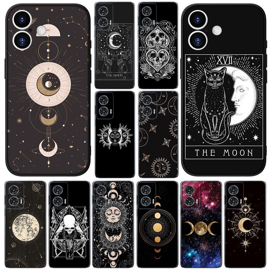 For Apple iPhone 16 15 14 11 Pro Max 7 8 Plus + SE2 SE3 SE 2022 2020 Phone Case Witches Moon Tarot Mystery Totem Divine Witch