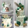 32 Pieces Ball Cake Toppers Decorations, Mini Ball Cake Toppers for Wedding Party Birthday Cake Decorations