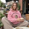 Hands Free Pet Carrier Cat Dog Hoodies for Men Women, Puppy Kitten Carrying Sweatshirt with Hoodie Zippers, Large Pocket Pullover Top, Unisex Kangaroo