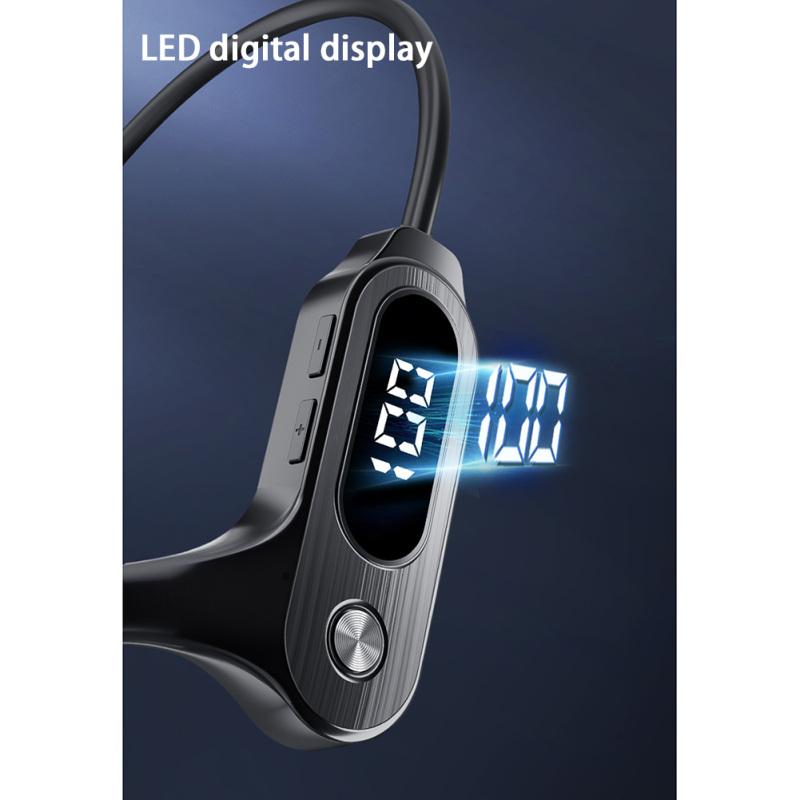 Bone Conduction Concept Bluetooth-compatible Earphone Lightweight Wireless Hanging Ear Sports